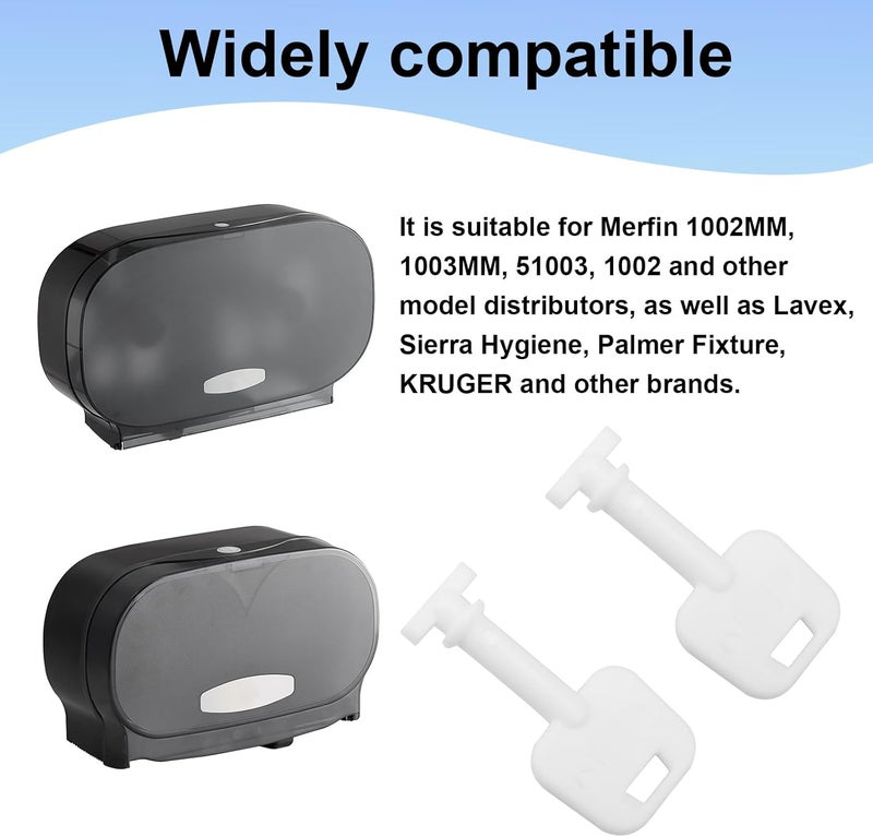 VIDABTE 59002 Dispenser Key for Merfin Dispensers 1002MM, 1003MM, 51003,1002 (6 pcs) - Image 5